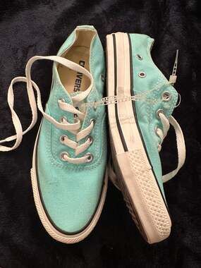 NEW UNWORN Y2K AQUA MINT POOLSIDE CONVERSE CHUCK TAYLOR ALL STAR OX